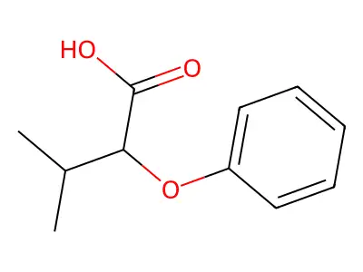 3-Methyl-2-phenoxybutanoic acid structure