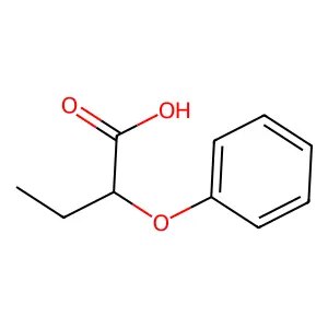 2-苯氧基丁酸 structure
