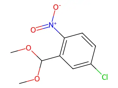 4-Chloro-2-(dimethoxymethyl)-1-nitrobenzene structure