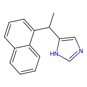 5-(1-naphthalen-1-ylethyl)-1H-imidazole structure