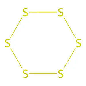 环六硫 structure