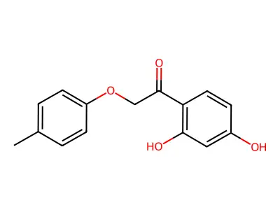 Ethanone, 1-(2,4-dihydroxyphenyl)-2-(4-methylphenoxy)- structure