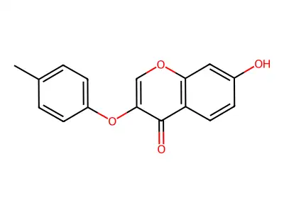 4H-1-Benzopyran-4-one, 7-hydroxy-3-(4-methylphenoxy)- structure