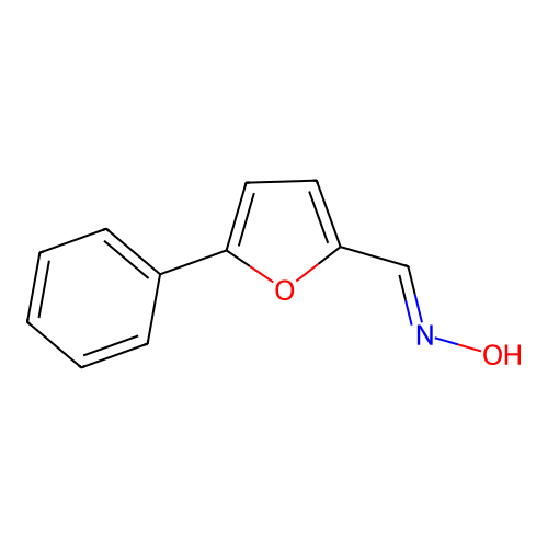 N-[(5-phenylfuran-2-yl)methylidene]hydroxylamine structure