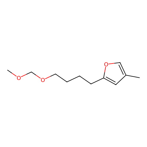 2-[4-(Methoxymethoxy)butyl]-4-methylfuran structure