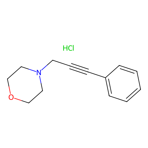 4-(3-Phenylprop-2-yn-1-yl)morpholine hydrochloride structure