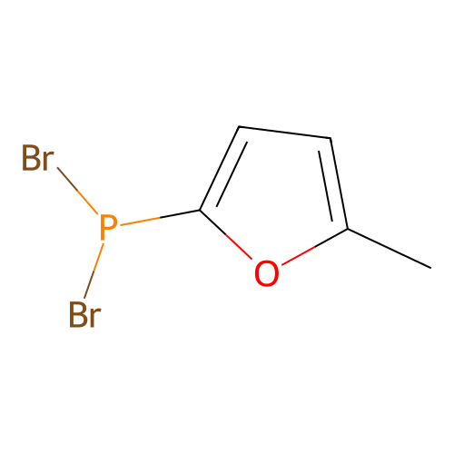 (5-Methyl-2-furyl)dibromophosphine structure
