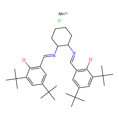 Jacobsen's catalyst structure