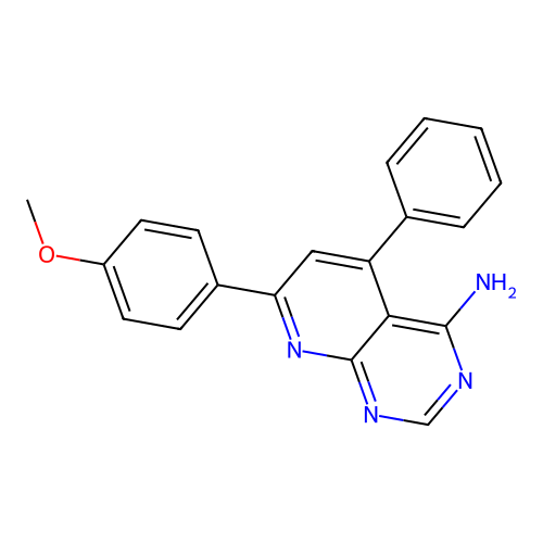 7-(4-Methoxyphenyl)-5-phenylpyrido[2,3-d]pyrimidin-4-amine structure