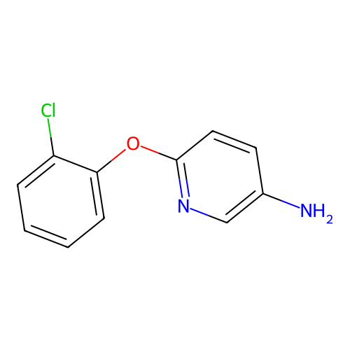 6-(2-Chlorophenoxy)pyridin-3-amine structure