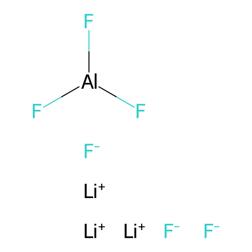 Lithium hexafluoroaluminate structure