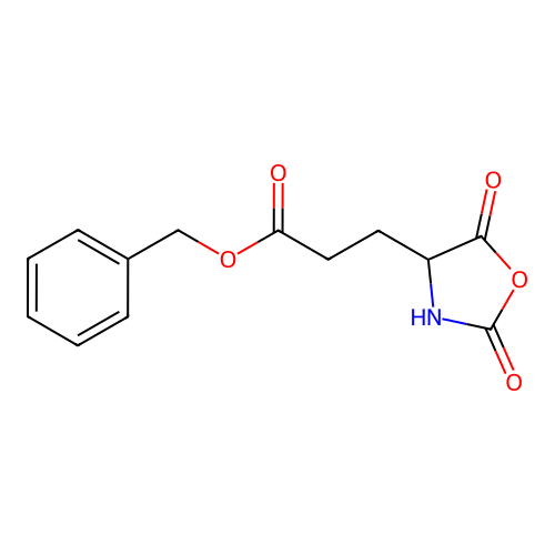 Benzyl 3-(2,5-dioxo-1,3-oxazolidin-4-yl)propanoate structure