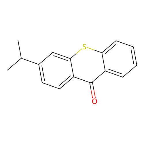 9H-Thioxanthen-9-one, 3-(1-methylethyl)- structure