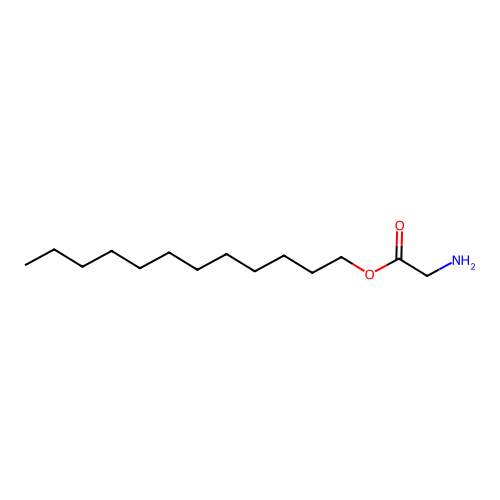 Dodecyl 2-aminoacetate structure