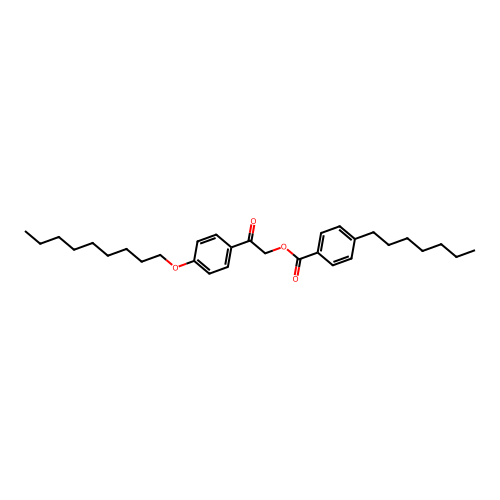 2-(4-Nonyloxyphenyl)-2-oxoethyl 4-heptylbenzoate structure