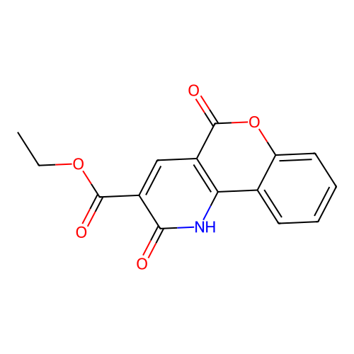 ethyl 2,5-dioxo-1,5-dihydro-2H-chromeno[4,3-b]pyridine-3-carboxylate structure