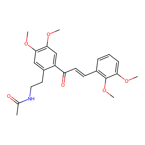 (E)-N-(2-(3-(2,3-Dimethoxyphenyl)acryloyl)-4,5-dimethoxyphenethyl)acetamide structure