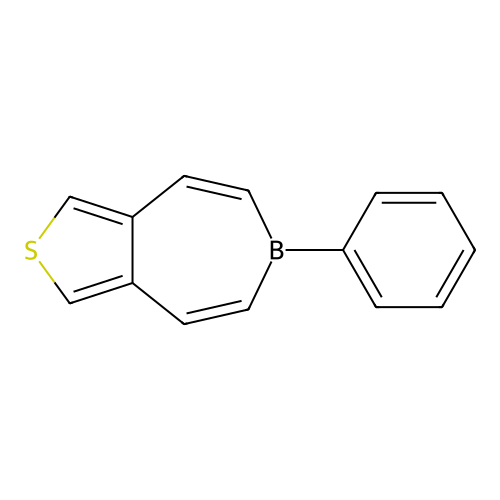 6-phenyl-6H-borepino[4,5-c]thiophene structure