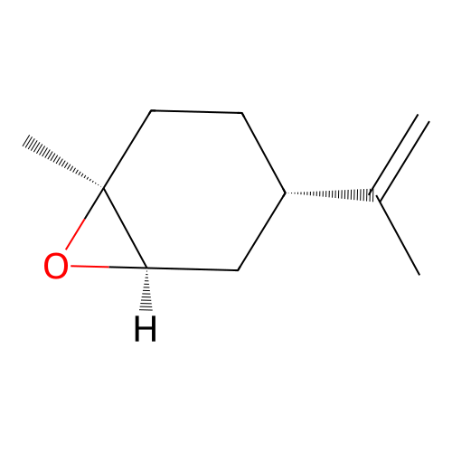 Limonene oxide, cis-(-)- structure
