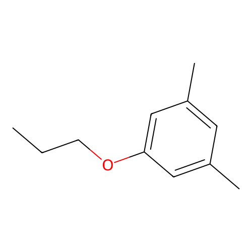 Benzene, 1,3-dimethyl-5-propoxy- structure