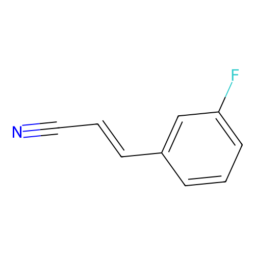 3-(3-氟苯基)-2-丙烯腈 structure