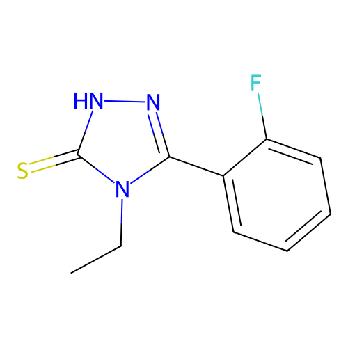 4-Ethyl-5-(2-fluorophenyl)-4H-[1,2,4]triazole-3-thiol structure