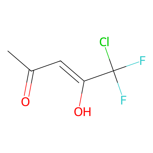 (Z)-5-chloro-5,5-difluoro-4-hydroxypent-3-en-2-one structure