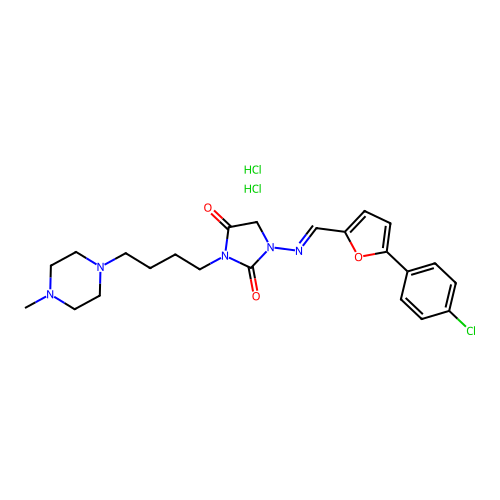 Azimilide Dihydrochloride structure