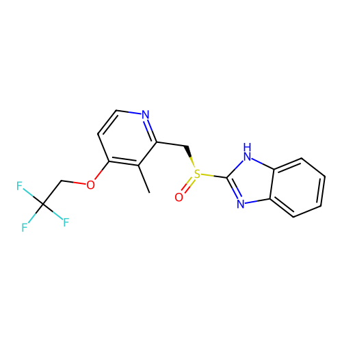 Levolansoprazole structure