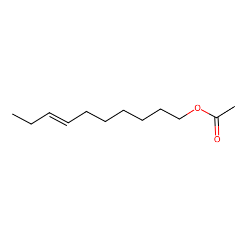 7E-Decenyl acetate structure