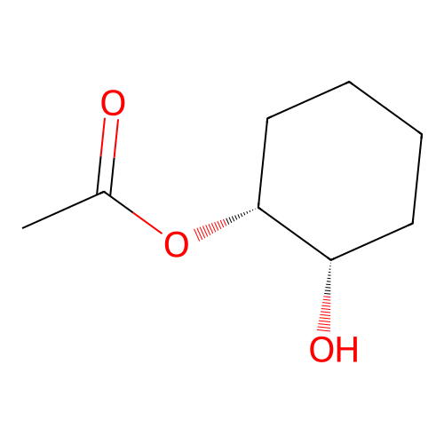 [(1R,2S)-2-hydroxycyclohexyl] acetate structure