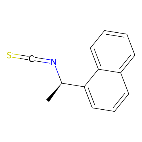 (R)-(-)-1-(1-Naphthyl)ethyl isothiocyanate structure