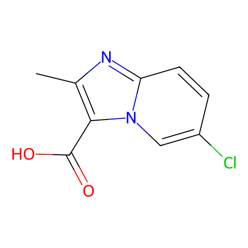 6-Chloro-2-methylimidazo[1,2-a]pyridine-3-carboxylic acid structure