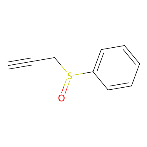 (Prop-2-ynylsulfinyl)benzene structure