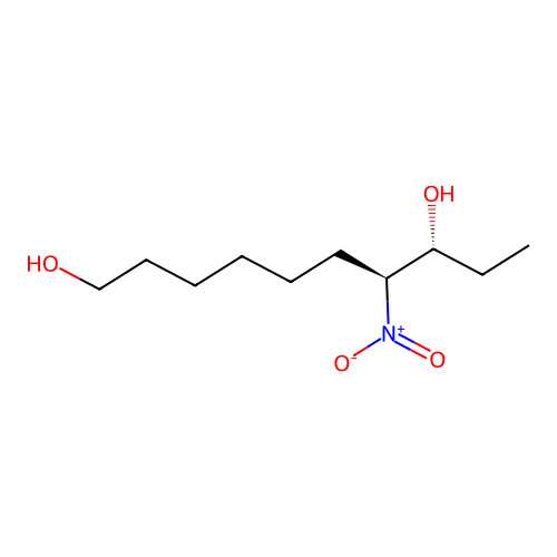 1,8-Decanediol, 7-nitro-, (R*,S*)- structure