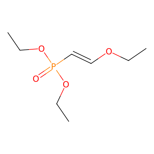 1-Diethoxyphosphoryl-2-ethoxyethene structure