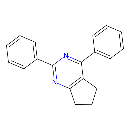 2,4-Diphenyl-6,7-dihydro-5H-cyclopenta[d]pyrimidine structure