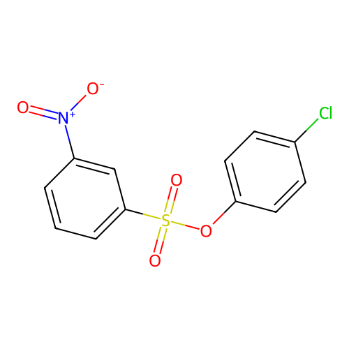 4-Chlorophenyl 3-nitrobenzenesulfonate structure