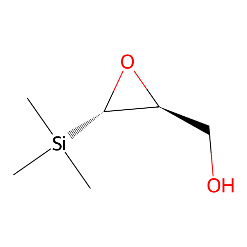 (2S,3S)-3-(Trimethylsilyl)-2-oxiranemethanol structure