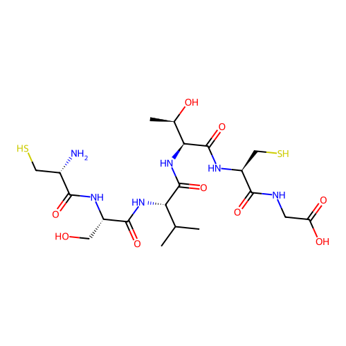 H2N-Csvtcg-OH structure