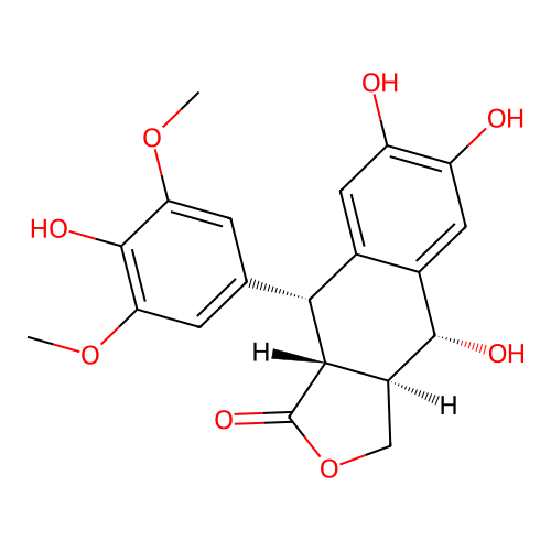 Podophyllotoxin Impurity 4 structure