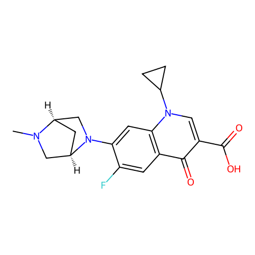 Danofloxacin structure