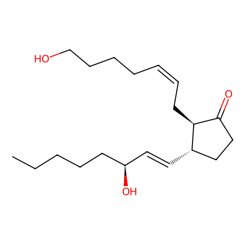 11-Deoxyprostaglandin E2-1-alcohol structure