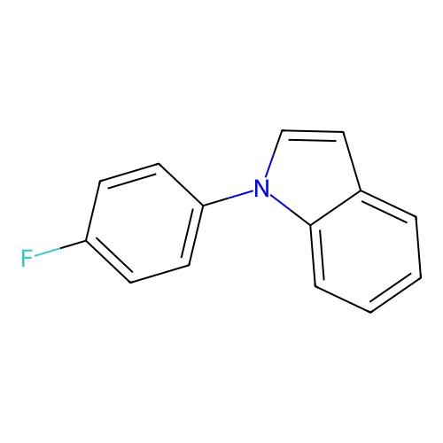 1-(4-Fluorophenyl)-1h-indole structure
