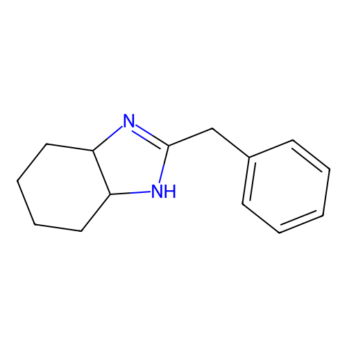 1H-Benzimidazole, 3a,4,5,6,7,7a-hexahydro-2-(phenylmethyl)- structure