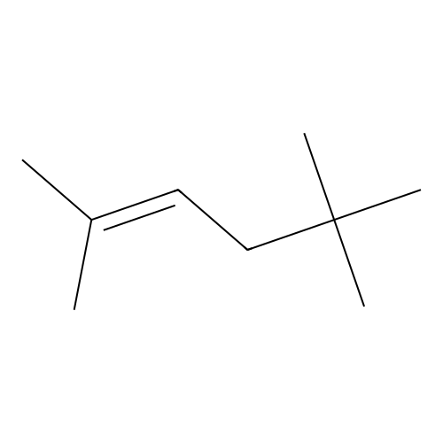 2,5,5-Trimethyl-2-hexene structure