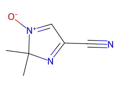 2,2-Dimethyl-1-oxidoimidazol-1-ium-4-carbonitrile structure