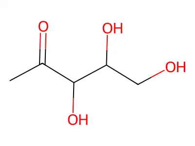 3,4,5-三羟基戊-2-酮 structure