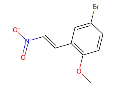 4-Bromo-1-methoxy-2-(2-nitrovinyl)benzene structure