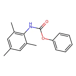 Phenyl 2,4,6-trimethylphenylcarbamate structure